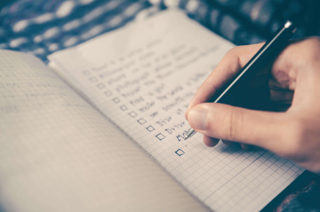 Making a checklist - Path to Financial Freedom