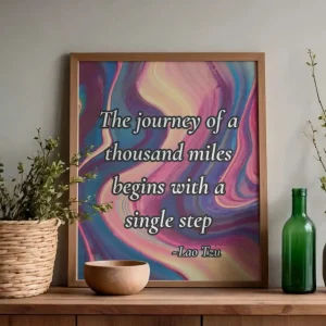 The-Journey-Of-A-Thousand-Miles-wood-frame