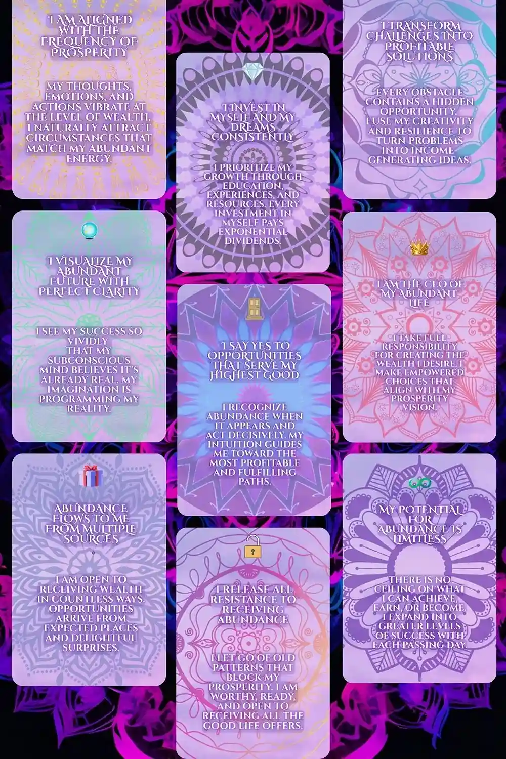 staggered-layout-abundance-affirmation-cards